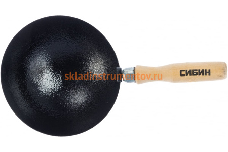 Штукатурный ковш с деревянной ручкой СИБИН 08245