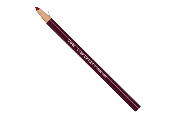 Промышленный восковой самозатачивающийся карандаш Markal China Marker, пунцовый 96014