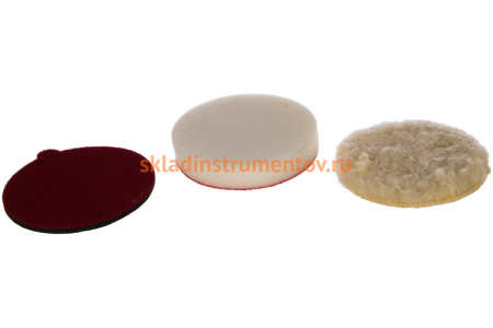 Набор насадок полировальных ручных (3 шт; 125 мм) Зубр 3590-125-H3