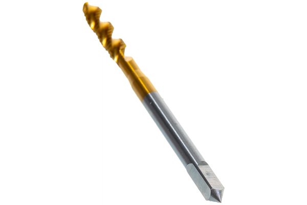 Метчик M4x0,7 HSS M2 TiN спиральный ПрофОснастка №411 арт. 50221011