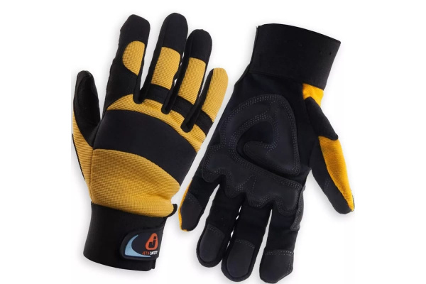 Защитные трикотажные перчатки Jeta Safety, черно-желтые, размер XL, JAV01-10/XL Защитные трикотажные перчатки Jeta Safety, черно-желтые, размер XL, JAV01-10/XL