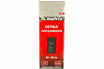 Сетка абразивная (280х106 мм; P40; 25 шт.) MATRIX 75164