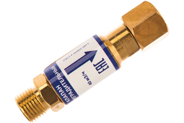 Клапан огнепреградительный кислородный КОК 1C007-0001 188R (М16х1.5) на резак и горелку Сварог 96618