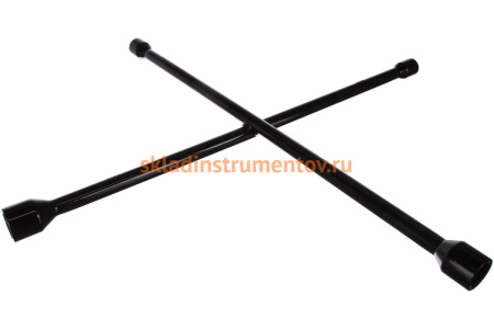 Удлиненный автомобильный ключ-крест 19-22-24-27 мм KRAFTOOL 27572