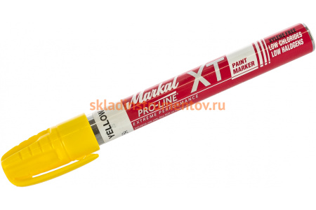 Маркер для грубых поверхностей Markal Pro-Line XT, 3 мм, жёлтый 97251