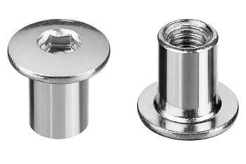 Гайка Эриксона с полукруглой головкой ЗУБР M6x12мм 5 кг /765 шт/ оцинк. шест. 5мм 303760-5