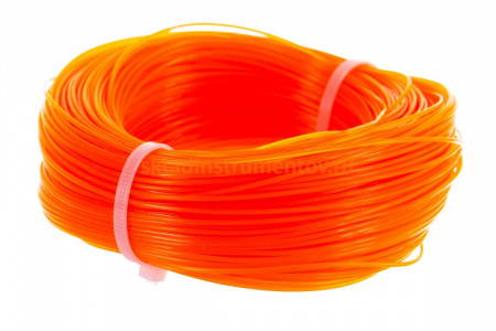 Строительная леска, 100 м, D 1 мм цвет оранжевый СИБРТЕХ 84838