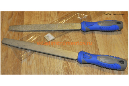 Плоский напильник с алмазным напылением 200 мм P 400 ЗУБР 33390-200-400