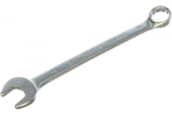 Комбинированный ключ 19 мм MATRIX 15115