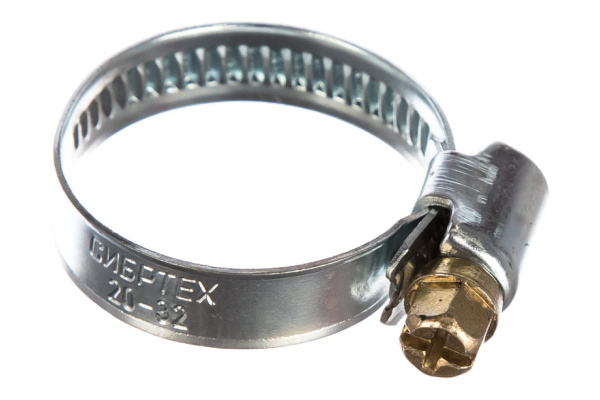 Металлический хомут СИБРТЕХ 20-32 мм 50 шт ширина 9 мм 47559