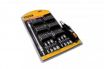 Реверсная отвертка SANTOOL с гибким стержнем и битами 58 предметов 031409-005